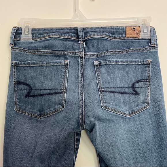 American Eagle Super Skinny Blue Jeans Womens Size 6 Regular Preowned (65) - Picture 7 of 14